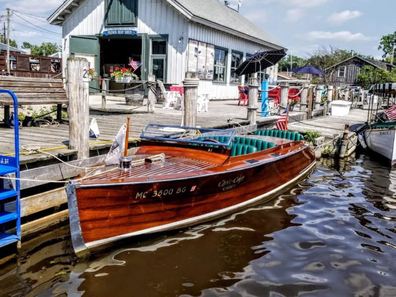 Ride this Chris Craft at the Michigan Maritime Museum